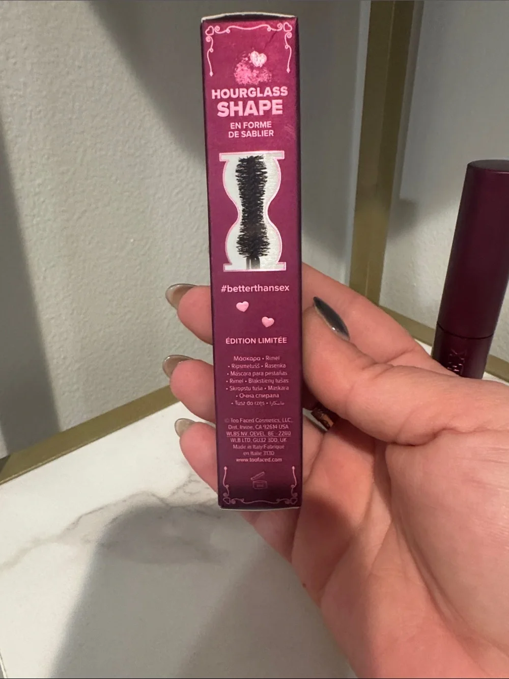 Too Faced BTS Burgundy Mascara